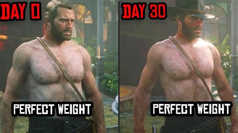 What If Arthur Stays At Perfect Weight For 30 Days In Red Dead