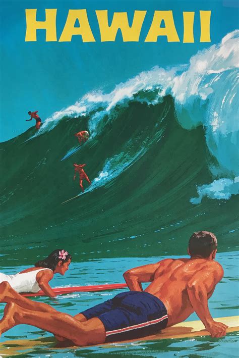 9 Vintage Hawaii Travel Posters That Will Make You Want To Pack Your