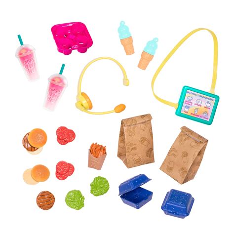 Buy Glitter Girls Dolls By Battat Gg Drive Thru Food Set Can We Take Your Order Play Food