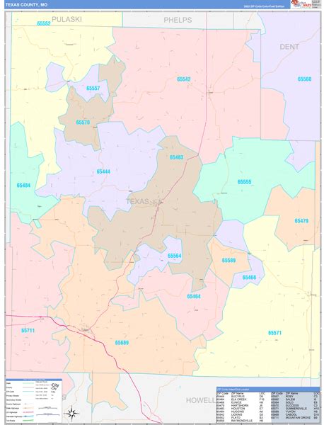 Maps Of Texas County Missouri Marketmaps Com