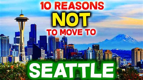 Top 10 Reasons Not To Move To Seattle Washington Seattle Palette