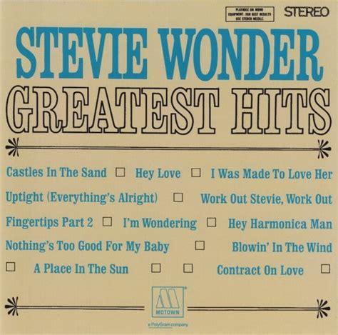 Stevie Wonder Greatest Hits 1998 Cd Discogs