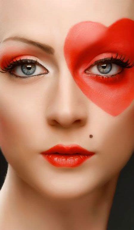 12 Valentines Day Heart Eye Makeup Looks Ideas For Girls Women 2016 12