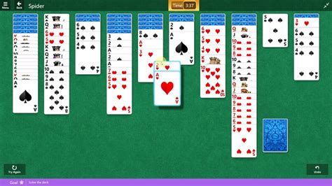 Microsoft Solitaire Collection Spider June 6 2017 Youtube