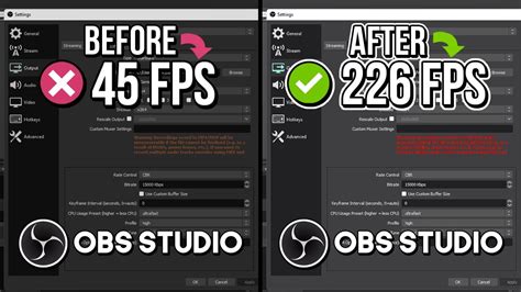 OBS STUDIO BEST RECORDING SETTINGS FOR LOW END PC Fix Lag Stutter