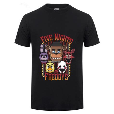Funny Design Spiderman Men Clothing Five Nights At Freddys Fnaf Boys T