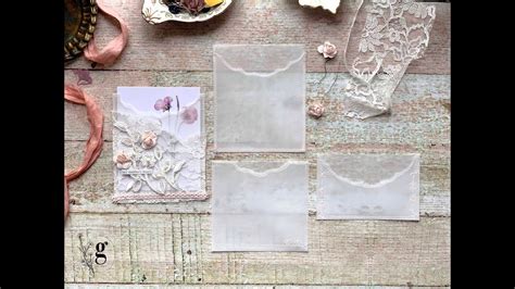 Vellum Pockets Tutorial Dainty Embellishments For Journals And Cards