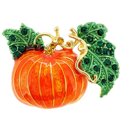 Enamel Pumpkin Halloween Pin Brooch 15845911 Shopping Big Discounts On