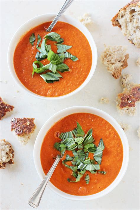 Roasted Cherry Tomato Soup Cook Nourish Bliss