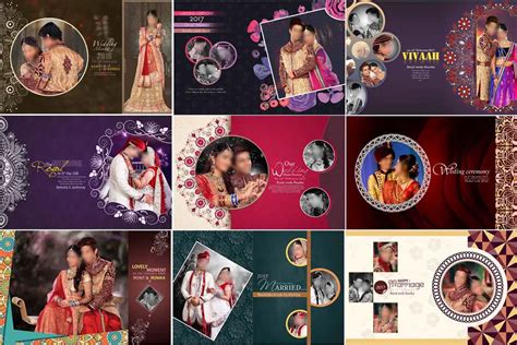 Indian Wedding Album Cover Design 12x18 Psd Templates Tiger Beawar