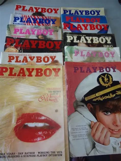 LOT OF Vintage Playbabe Magazines Centerfolds Intact S To S PicClick