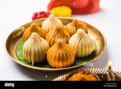 A Modak Is An Indian Sweet Dumpling Popular In Many Parts Of India It