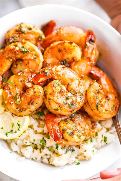 Garlic Butter Shrimp Recipe Healthy Shrimp Recipe — Eatwell101