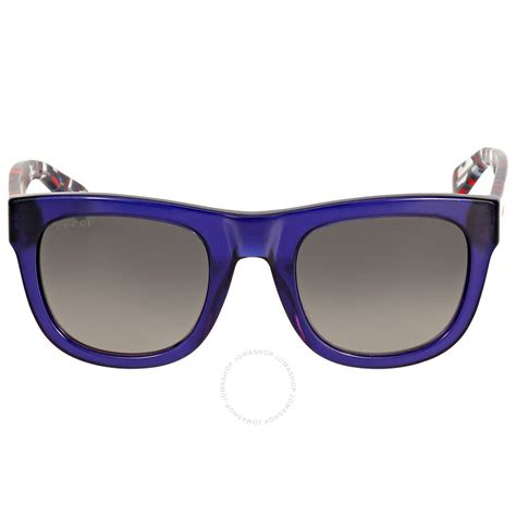 Gucci Blue Multi Color Wayfarer Sunglasses Gucci Sunglasses Jomashop