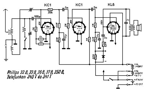 Philips 32b Three Tube Radio 1936 Vintage Restoration Data Schematic Page 2