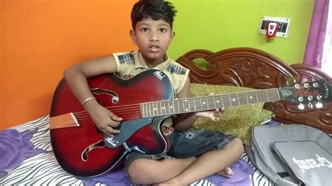 Little Kid Playing With Guitar Youtube