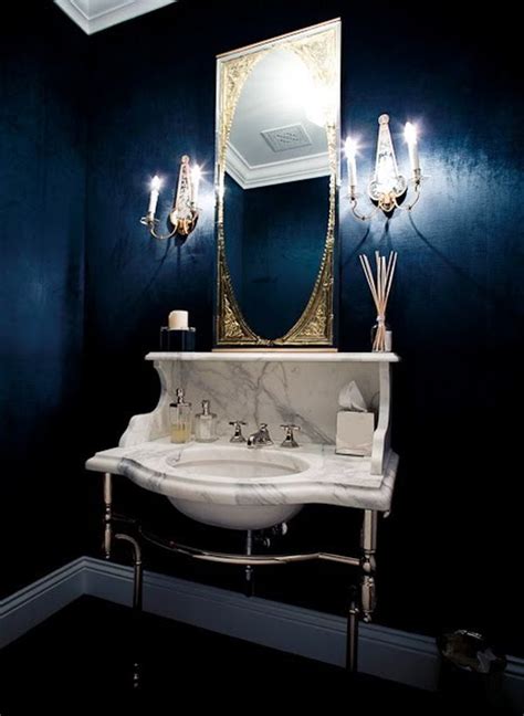 rooms  create  navy blue walls