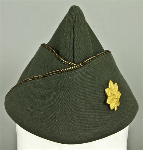 Us Army Majors Green Garrison Cap Cold War Military Headgear