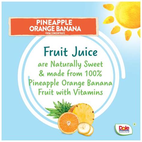Buy Dole Pineapple Orange Banana 100 Juice From Concentrate No