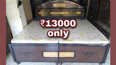 Double Bed Design Wooden Bed With Dho ₹13000 Only Youtube
