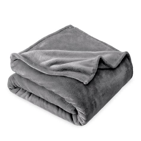 Bare Home Microplush Fleece Blanket 300 Gsm Fuzzy Microfleece Soft And Plush Fullqueen