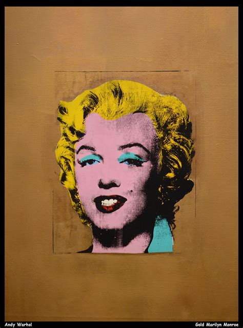 Andy Warhol Gold Marilyn Monroe Jpb 1962 Silkscreen Ink Flickr