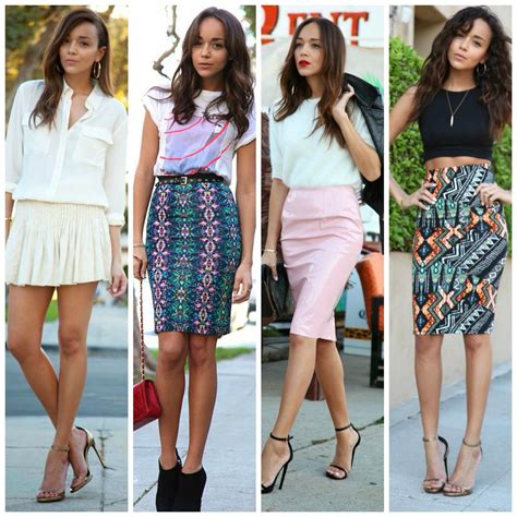 Lovely Skirts Emily Revenge Beautiful Outfits Floral Skirt Pencil