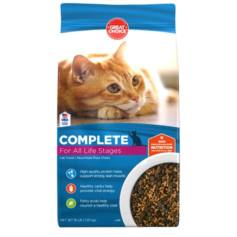 Great Choice Complete Cat Dry Food With Grain Cat Dry Food Petsmart