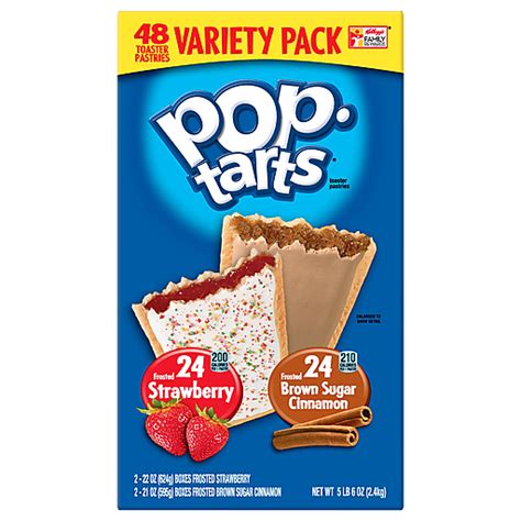 Pop Tarts Variety Pack Frosted Strawberry Brown Sugar Cinnamon Toaster
