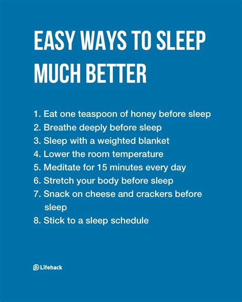 Easy Ways To Sleep Much Better Lifehack