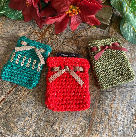 Free Crochet Gift Card Holder Patterns This Easy Crochet Gift Card