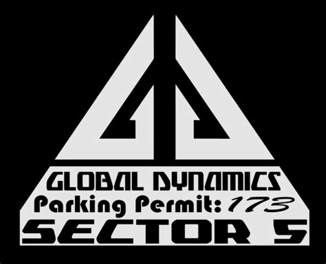 Global Dynamics Eureka Dicut Vinyl Staff Parking Decal Syfy 14 Colors