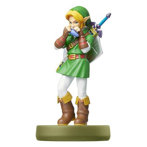 Link Ocarina Of Time Amiibo Legend Of Zelda Character Figure 3ds Wii U