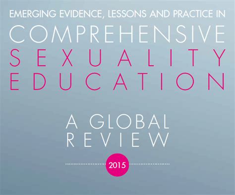 Global Review Finds Comprehensive Sexuality Education Key To Gender Equality And Reproductive Health