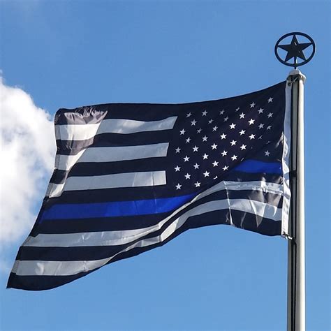 Thin Blue Line Us Flag Flag Corps Inc Flags And Flagpoles