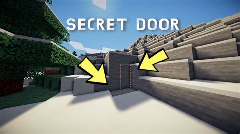 How To Make A Minecraft Secret Room Easy Youtube