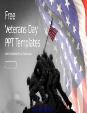 Happy Veterans Day Powerpoint Templates Pptx Free Veterans Day Ppt Templates Insert The