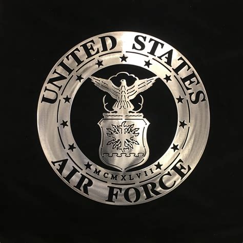 Us Air Force Wall Badge Jdh Iron Designs