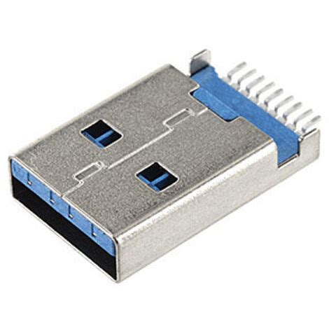 USB Steckverbinder Stecker Einbau Horizontal U3SAMT Econ Connect