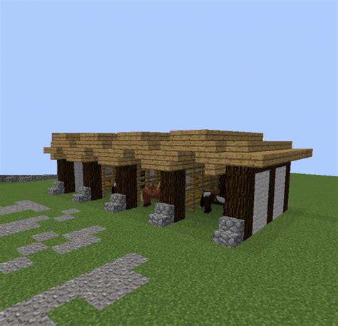 Minecraft building ideas on youtube. Small Medieval Stable - GrabCraft - Your number one source for MineCraft buildings, blueprints ...