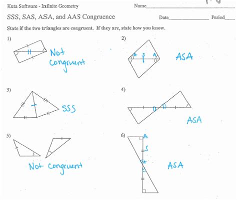 The pythagoras theorem states that the square of length of hypotenuse of right triangle is equal to the sum of squares of the lengths of two shorter sides. Hl Triangle Congruence Worksheet Answers + mvphip Answer Key