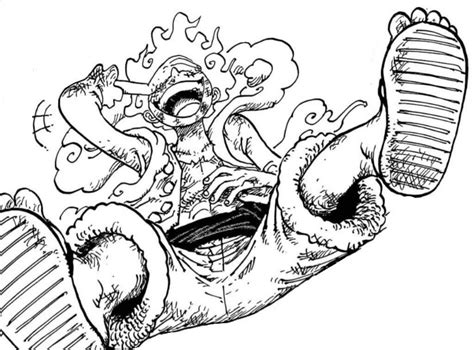 Luffy Gear Tatuagens De Anime Desenho De Uma Pe A Esbo O De Anime