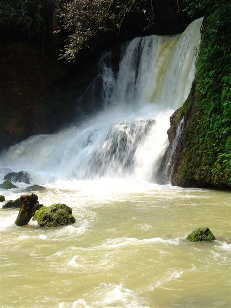 Majestic Waterfalls In Jamaica Image Free Stock Photo Public Domain