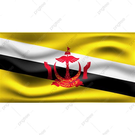 Waves 3d Images Hd Brunei Flag Waving 3d Illustration Brunei Flag