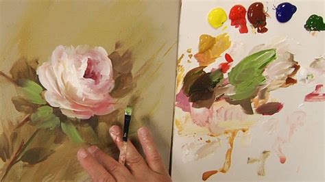 Learn To Paint Heritage Acrylic Rose With David Jansen Floral