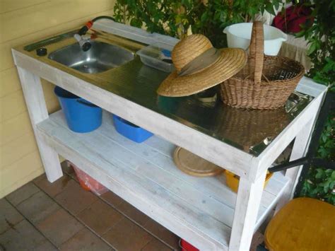 How to build a bbq island with steel studs. Indoor/Outdoor Pallets Kitchen Sink • 1001 Pallets