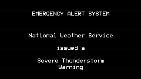 Severe Thunderstorm Warning Eas 588 32814 749 Pm Youtube