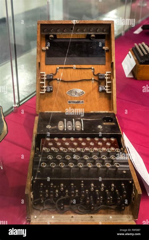 Naval M1 Enigma Machine M897 The 3 Rotor Variant In The Museum At