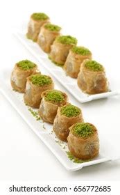 Baklawa Pistachio Walnut Steeped Syrup Baklava Stock Photo 656772685