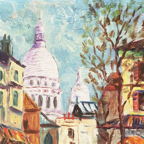 Place Du Tertre Montmartre Paris By Rammy Mid Century Post